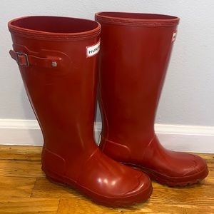 Hunter kid rain boots .